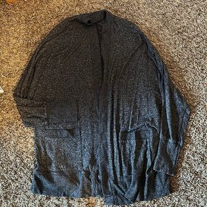 Gray cardigan